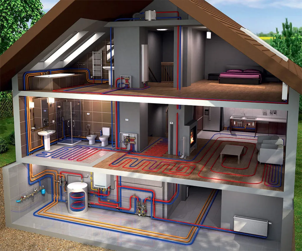 Монтаж систем отопления, водоснабжения, канализации